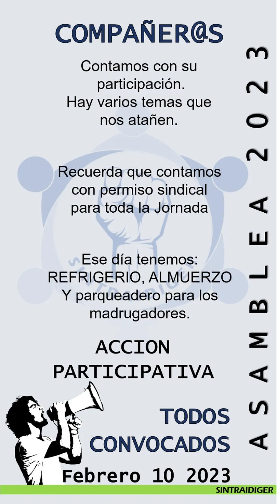Evento SINTRAIDIGER 2023